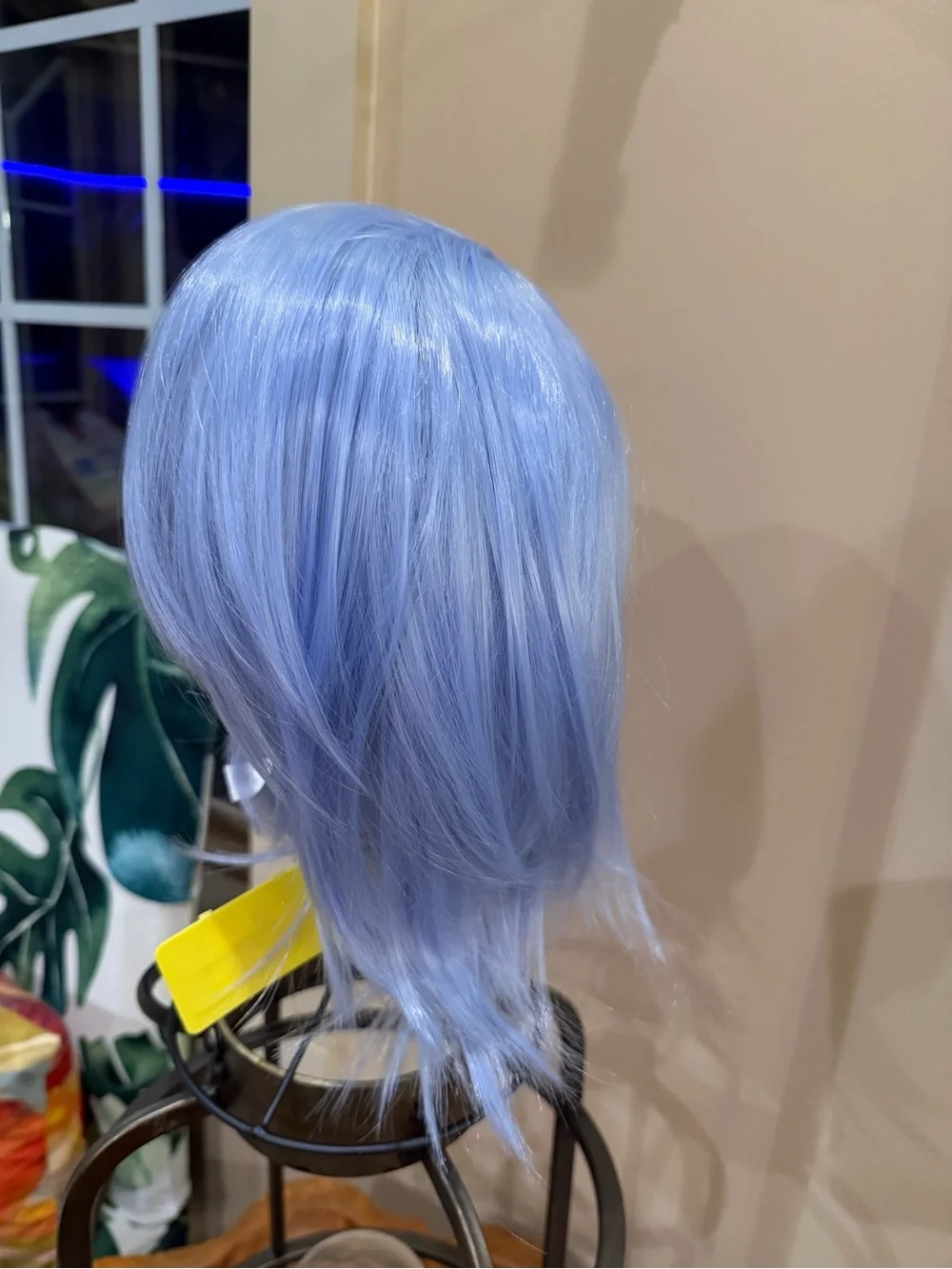 New Ice Purple Full Cap Wig Hair Cosplay Anime KPOP Demon Pixie Mid/short layer